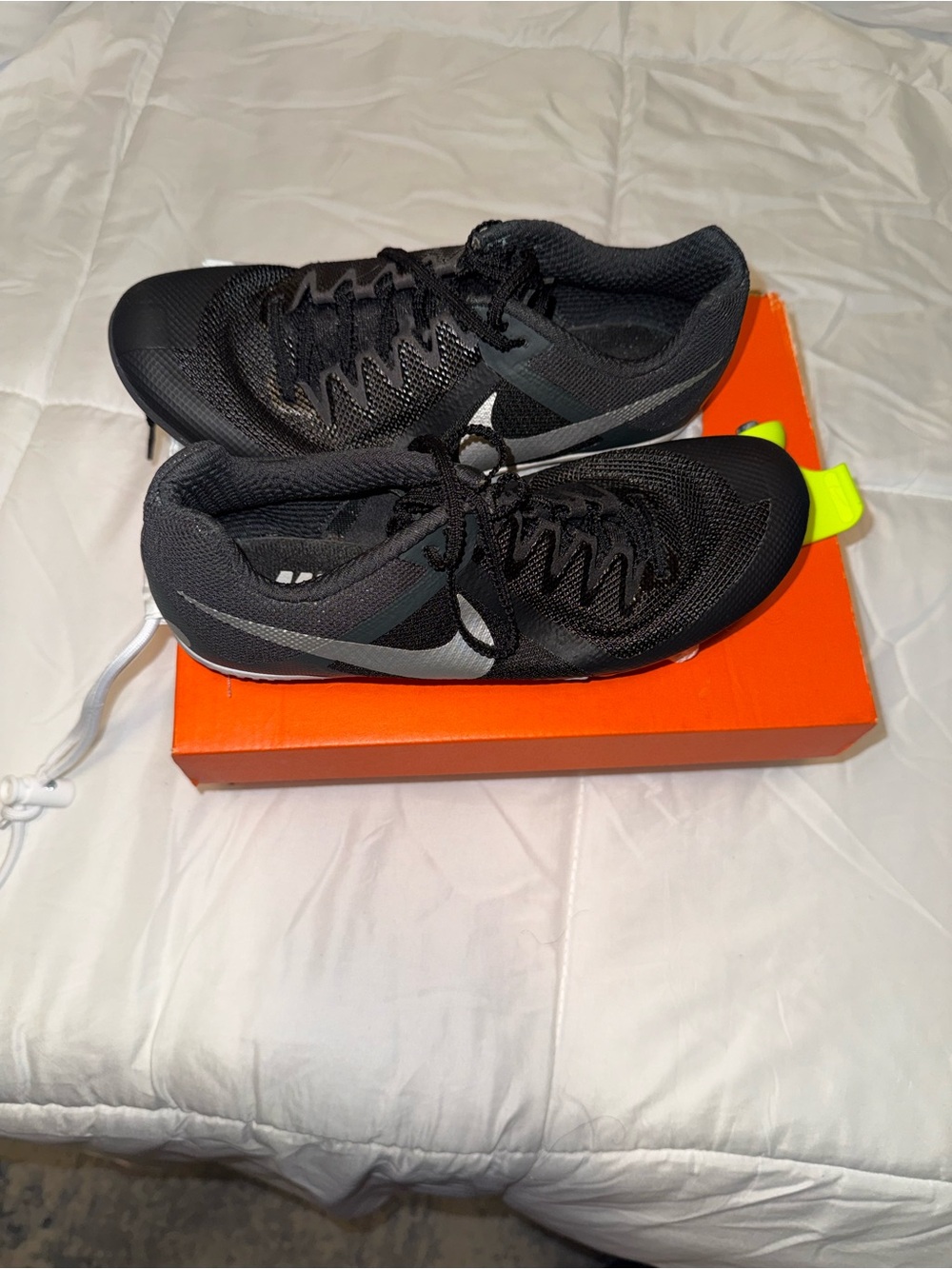 Nike Zoom Rival Multi Track Spikes Black Silver Sz 6.5W 5Y DC8749-001